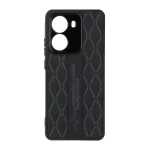 قاب پافر لوزی دور لنز براق Xiaomi Poco X7 Pro - مشکی