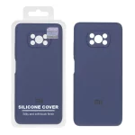 قاب سیلیکونی پاک کنی اورجینال Master Quality مدل Xiaomi Poco X3 / Poco X3 Pro / Poco X3 NFC - سرمه ای کد 1 (پک دار)