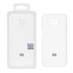 قاب سیلیکونی پاک کنی اورجینال Master Quality مدل Xiaomi Redmi Note 9S / Redmi Note 9 Pro / Redmi Note 9 Pro Max - سفید (پک دار)