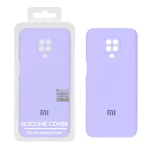 قاب سیلیکونی پاک کنی اورجینال Master Quality مدل Xiaomi Redmi Note 9S / Redmi Note 9 Pro / Redmi Note 9 Pro Max - بنفش روشن (پک دار)