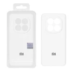 قاب سیلیکونی پاک کنی اورجینال Master Quality مدل Xiaomi Redmi Note 14 Pro 5G / Redmi Note 14 Pro Plus 5G / Poco X7 5G - سفید (پک دار)