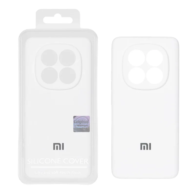 قاب سیلیکونی پاک کنی اورجینال Master Quality مدل Xiaomi Redmi Note 14 Pro 5G / Redmi Note 14 Pro Plus 5G / Poco X7 5G - سفید (پک دار) - تصویر 2