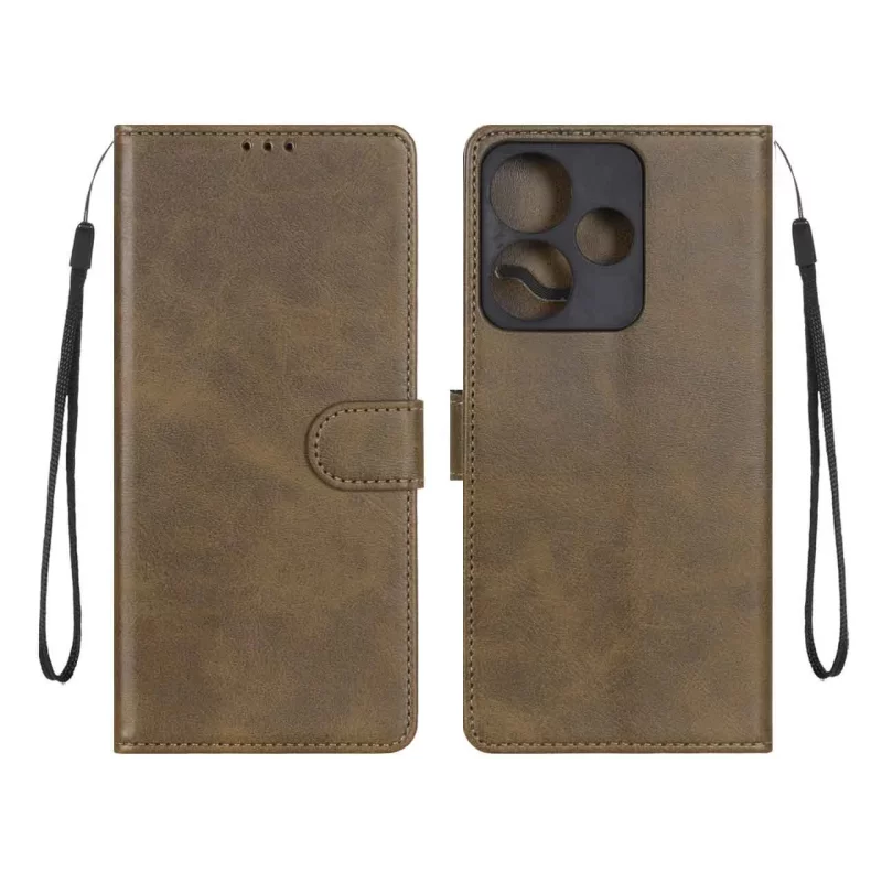کیف موبایل مگنتی درجه یک MNC مدل Xiaomi Redmi 13X / Redmi 13 4G / Poco M6 4G - سبز زیتونی - تصویر 2