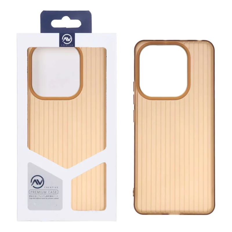 قاب Line Case ژله ای Xiaomi Redmi Note 14 4G - قهوه ای (پک دار) - تصویر 2