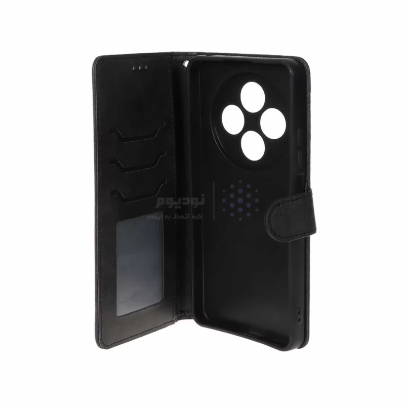 کیف موبایل مگنتی درجه یک MNC مدل Xiaomi Redmi 14C / Redmi A4 / Poco C75 - مشکی - تصویر 3