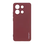 قاب سیلیکونی Spigen محافظ لنزدار Xiaomi Redmi Note 13 4G - زرشکی