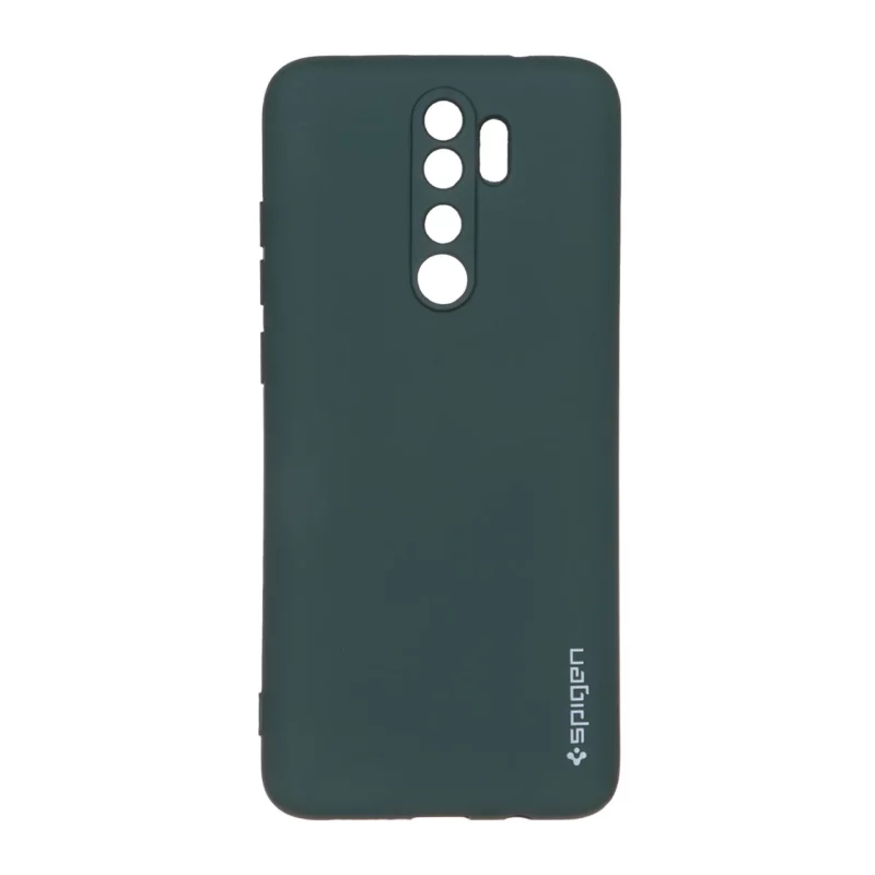 قاب سیلیکونی Spigen محافظ لنزدار Xiaomi Redmi Note 8 Pro - سبز - تصویر 2