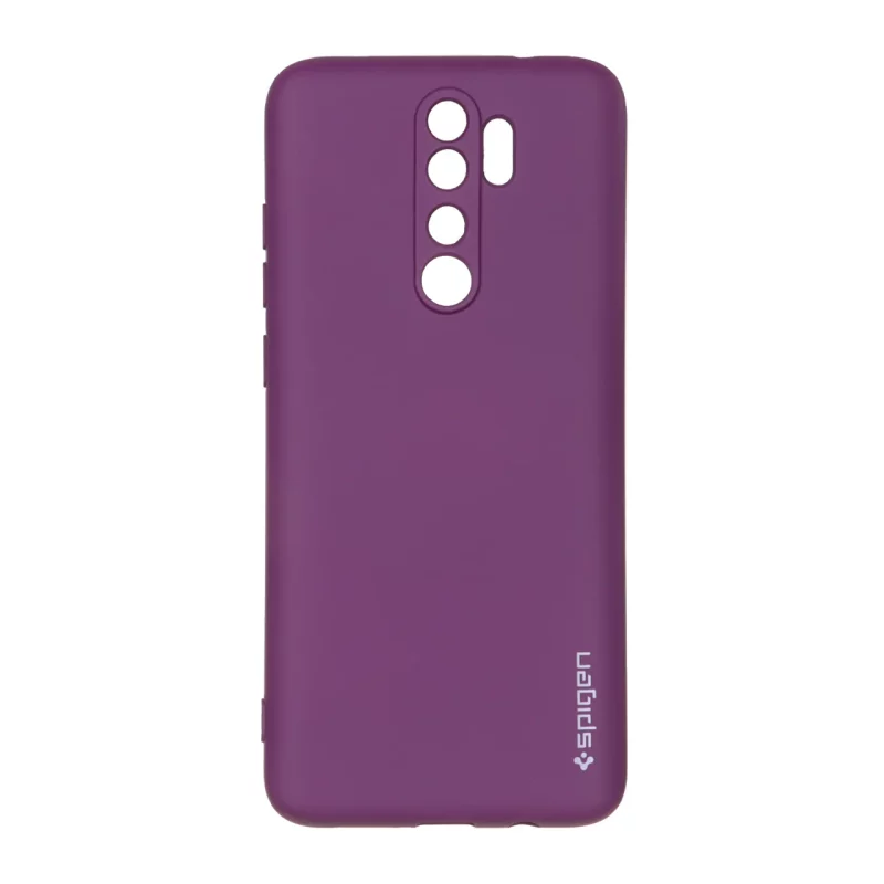 قاب سیلیکونی Spigen محافظ لنزدار Xiaomi Redmi Note 8 Pro - ارغوانی - تصویر 2