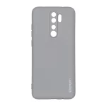 قاب سیلیکونی Spigen محافظ لنزدار Xiaomi Redmi Note 8 Pro - طوسی