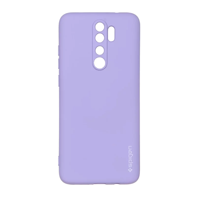 قاب سیلیکونی Spigen محافظ لنزدار Xiaomi Redmi Note 8 Pro - بنفش روشن - تصویر 2