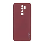 قاب سیلیکونی Spigen محافظ لنزدار Xiaomi Redmi Note 8 Pro - زرشکی