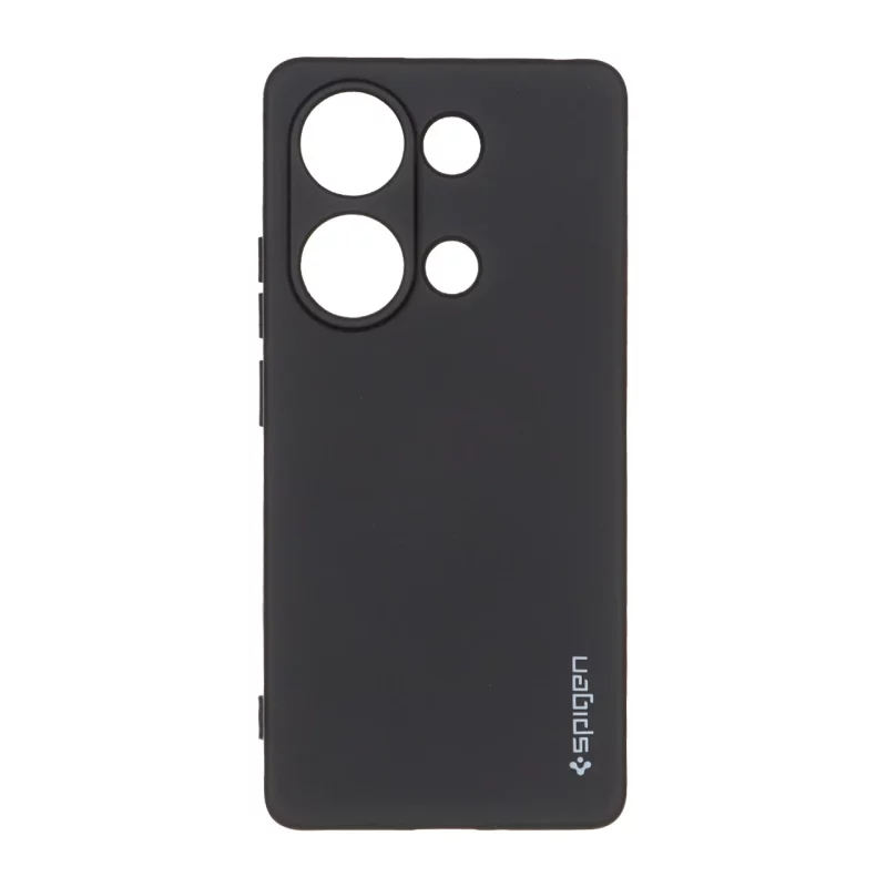 قاب سیلیکونی Spigen محافظ لنزدار Xiaomi Redmi Note 14S / Note 13 Pro 4G / Poco M6 Pro 4G - مشکی - تصویر 2
