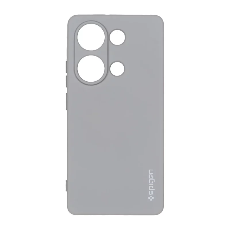 قاب سیلیکونی Spigen محافظ لنزدار Xiaomi Redmi Note 14S / Note 13 Pro 4G / Poco M6 Pro 4G - طوسی - تصویر 2