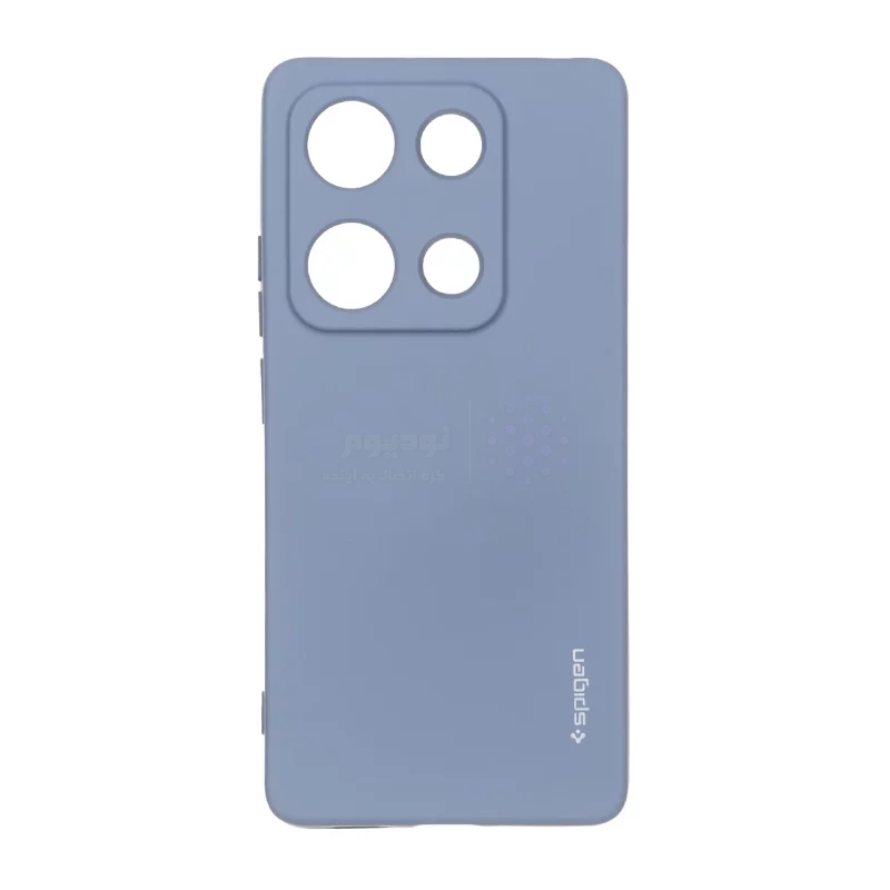 قاب سیلیکونی Spigen محافظ لنزدار Xiaomi Redmi Note 14S / Note 13 Pro 4G / Poco M6 Pro 4G - فیلی - تصویر 3