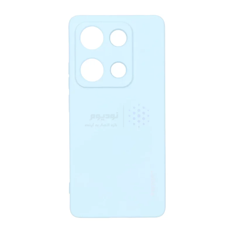 قاب سیلیکونی Spigen محافظ لنزدار Xiaomi Redmi Note 14S / Note 13 Pro 4G / Poco M6 Pro 4G - آبی روشن - تصویر 3
