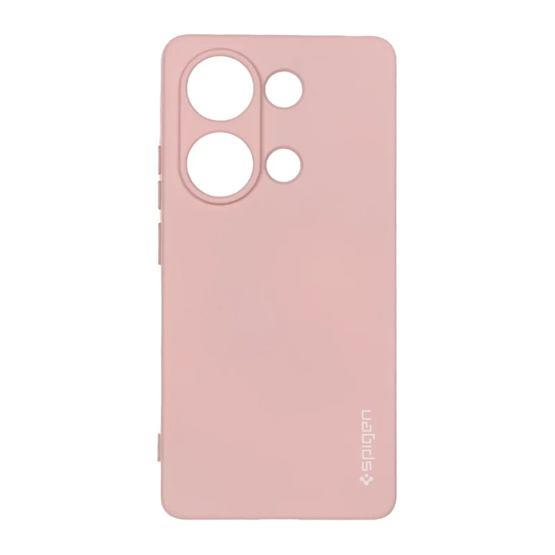 قاب سیلیکونی Spigen محافظ لنزدار Xiaomi Redmi Note 14S / Note 13 Pro 4G / Poco M6 Pro 4G - صورتی چرک - تصویر 2