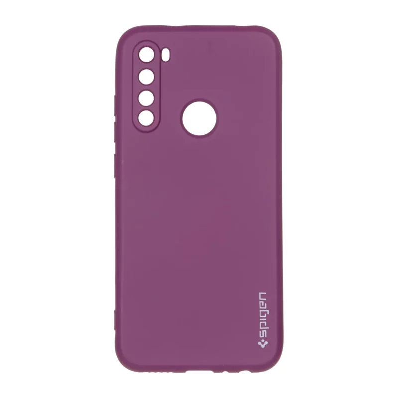 قاب سیلیکونی Spigen محافظ لنزدار Xiaomi Redmi Note 8 - ارغوانی - تصویر 2