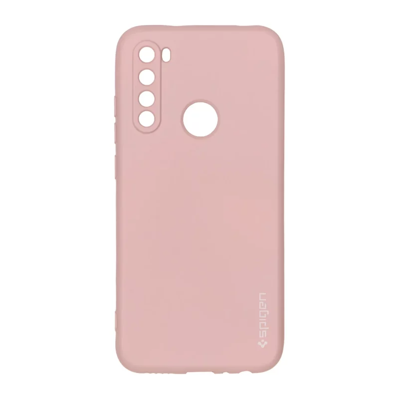 قاب سیلیکونی Spigen محافظ لنزدار Xiaomi Redmi Note 8 - صورتی چرک - تصویر 2