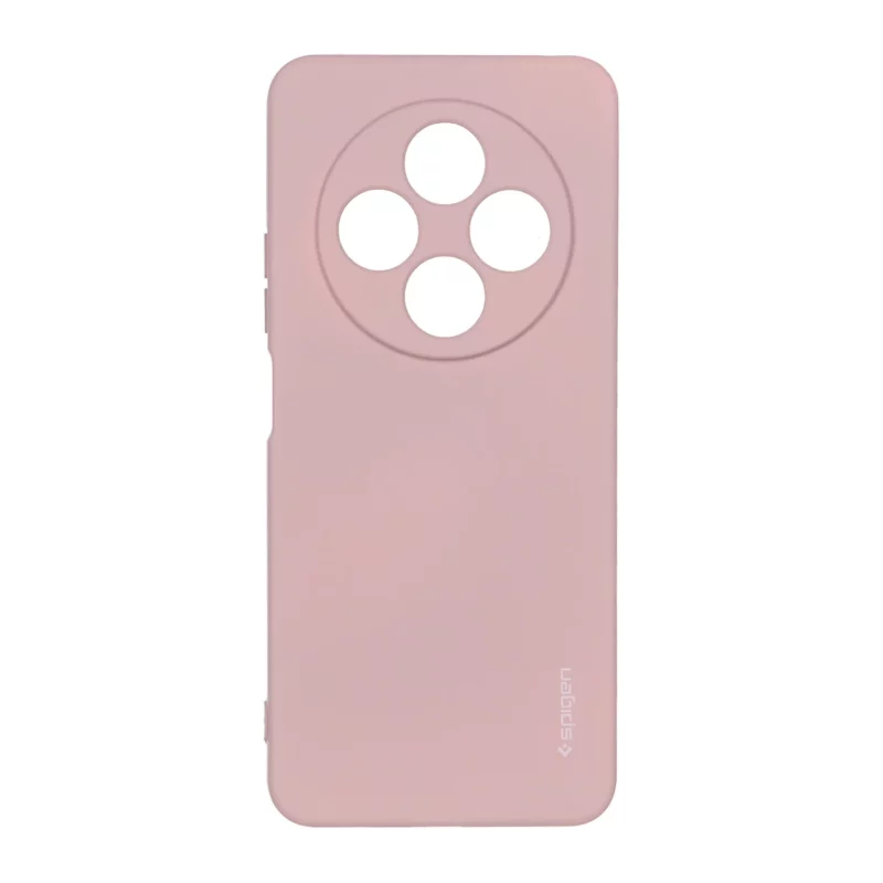 قاب سیلیکونی Spigen محافظ لنزدار Xiaomi Redmi 14C / Redmi A4 / Poco C75 - صورتی چرک - تصویر 2