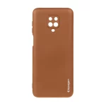 قاب سیلیکونی Spigen محافظ لنزدار Xiaomi Redmi Note 9S / Redmi Note 9 Pro / Redmi Note 9 Pro Max - قهوه ای