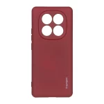 قاب سیلیکونی Spigen محافظ لنزدار Xiaomi Redmi Note 14 Pro 5G / Redmi Note 14 Pro Plus 5G / Poco X7 5G - زرشکی