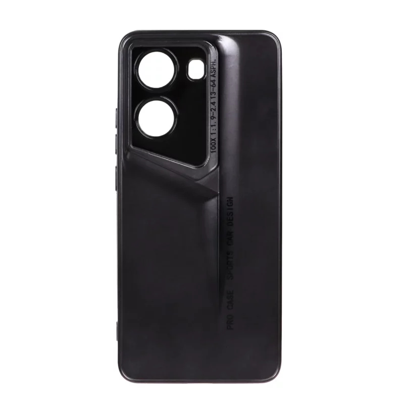 قاب Sports Design متالیک Xiaomi Poco X7 Pro - مشکی - تصویر 2