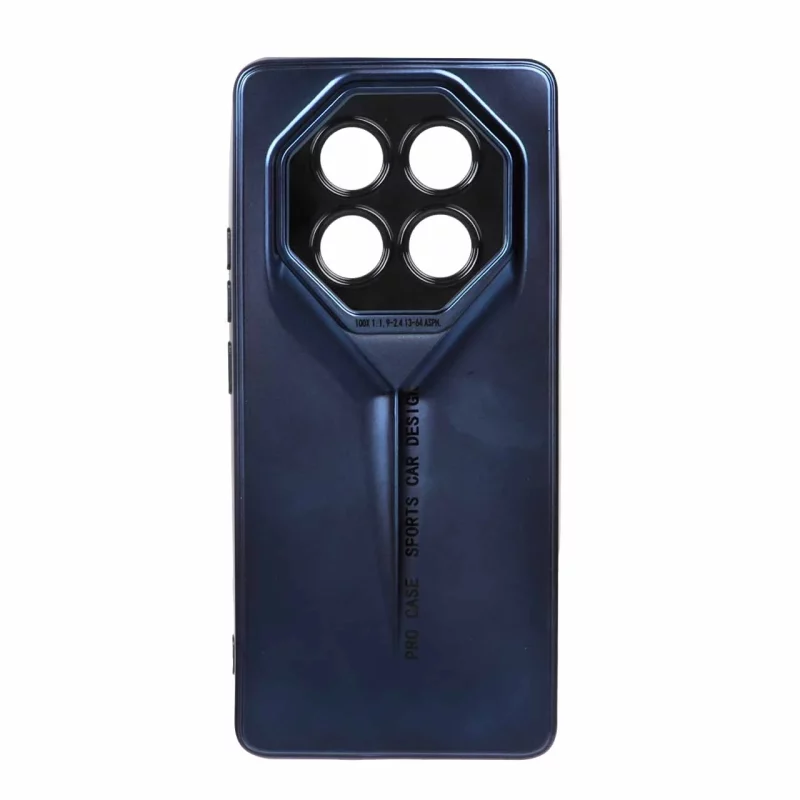 قاب Sports Design متالیک Xiaomi Redmi Note 14 Pro 4G - سرمه ای - تصویر 2