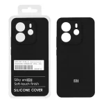 قاب سیلیکونی پاک کنی اورجینال درجه یک Xiaomi Redmi Note 14 4G - مشکی (پک دار)