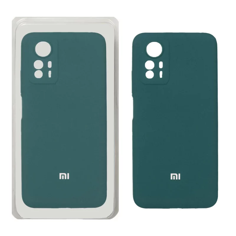 قاب سیلیکونی پاک کنی محافظ لنزدار اورجینال Xiaomi Redmi Note 12S - سبز (پک اصلی) - تصویر 2
