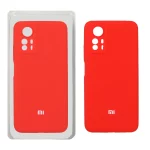 قاب سیلیکونی پاک کنی محافظ لنزدار اورجینال Xiaomi Redmi Note 12S - قرمز (پک اصلی)