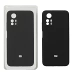 قاب سیلیکونی پاک کنی محافظ لنزدار اورجینال Xiaomi Redmi Note 12S - مشکی (پک اصلی)