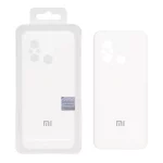 قاب سیلیکونی پاک کنی اورجینال Master Quality مدل Xiaomi Redmi 12C / Redmi 11A / Poco C55 - سفید (پک دار)