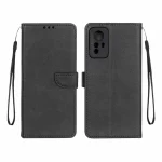 کیف چرمی موبایل مگنتی محافظ لنزدار Xiaomi Redmi Note 12S - مشکی
