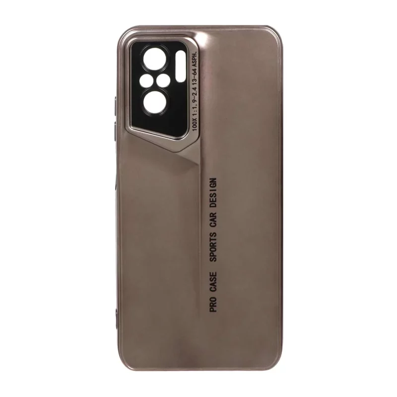 قاب Sports Design متالیک Xiaomi Redmi Note 10 4G / Redmi Note 10S / Poco M5S - بژ - تصویر 2