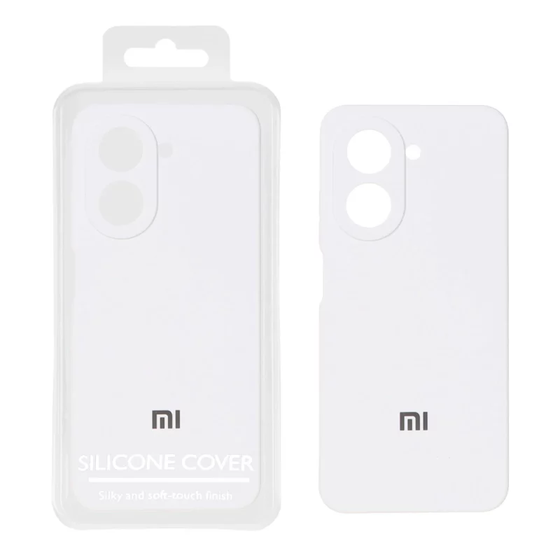 قاب سیلیکونی پاک کنی اورجینال Master Quality مدل Xiaomi Redmi A5 / Poco C71 - سفید (پک دار) - تصویر 2
