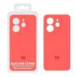 قاب سیلیکونی پاک کنی اورجینال Master Quality مدل Xiaomi Redmi Note 14 4G - مرجانی (پک دار)