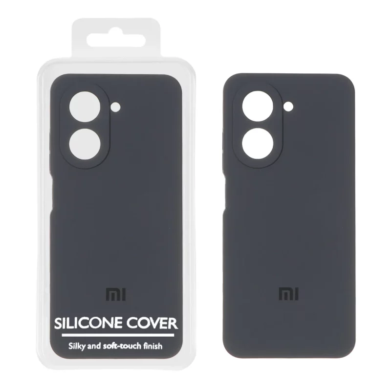 قاب سیلیکونی پاک کنی اورجینال Master Quality مدل Xiaomi Redmi A5 / Poco C71 - خاکستری (پک دار) - تصویر 2