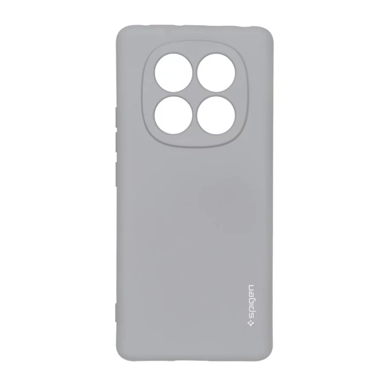 قاب سیلیکونی Spigen محافظ لنزدار Xiaomi Redmi Note 14 Pro 4G - طوسی - تصویر 2