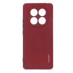 قاب سیلیکونی Spigen محافظ لنزدار Xiaomi Redmi Note 14 Pro 4G - زرشکی