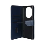 کیف چرمی موبایل مگنتی Xiaomi Redmi Note 14 Pro 4G - سرمه ای - تصویر 3