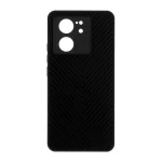 قاب طرح کربن PVD مدل Xiaomi Mi 13T / Mi 13T Pro - مشکی