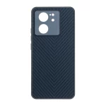 قاب طرح کربن PVD مدل Xiaomi Mi 13T / Mi 13T Pro - سرمه ای