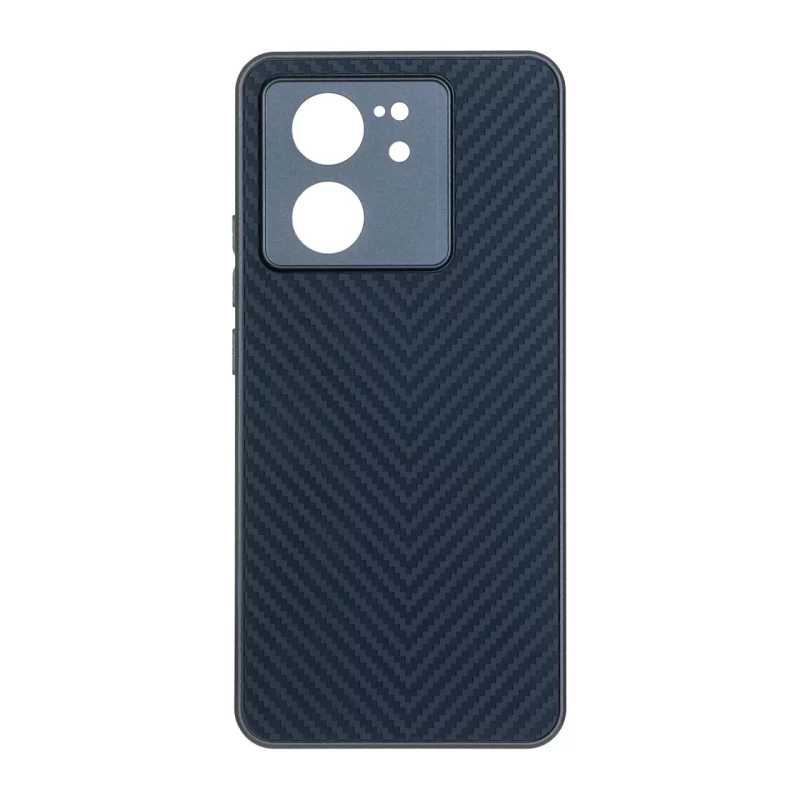قاب طرح کربن PVD مدل Xiaomi Mi 13T / Mi 13T Pro - سرمه ای - تصویر 2
