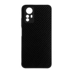 قاب طرح کربن PVD مدل Xiaomi Redmi Note 12S - مشکی