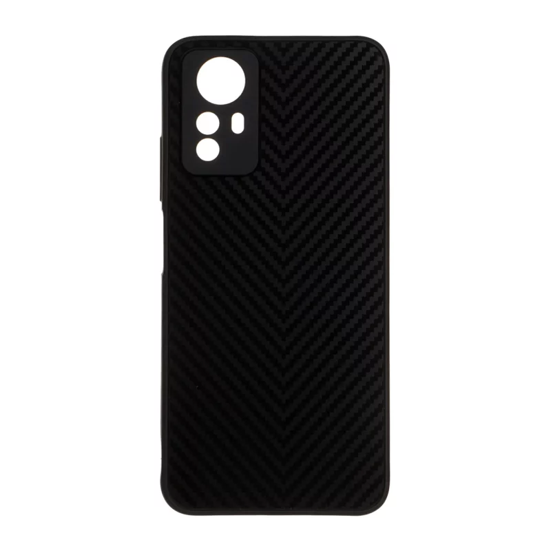 قاب طرح کربن PVD مدل Xiaomi Redmi Note 12S - مشکی - تصویر 2