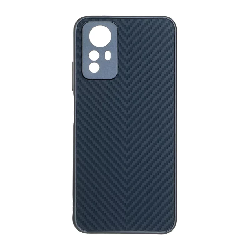 قاب طرح کربن PVD مدل Xiaomi Redmi Note 12S - سرمه ای - تصویر 2