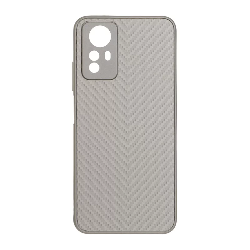 قاب طرح کربن PVD مدل Xiaomi Redmi Note 12S - خاکستری - تصویر 2