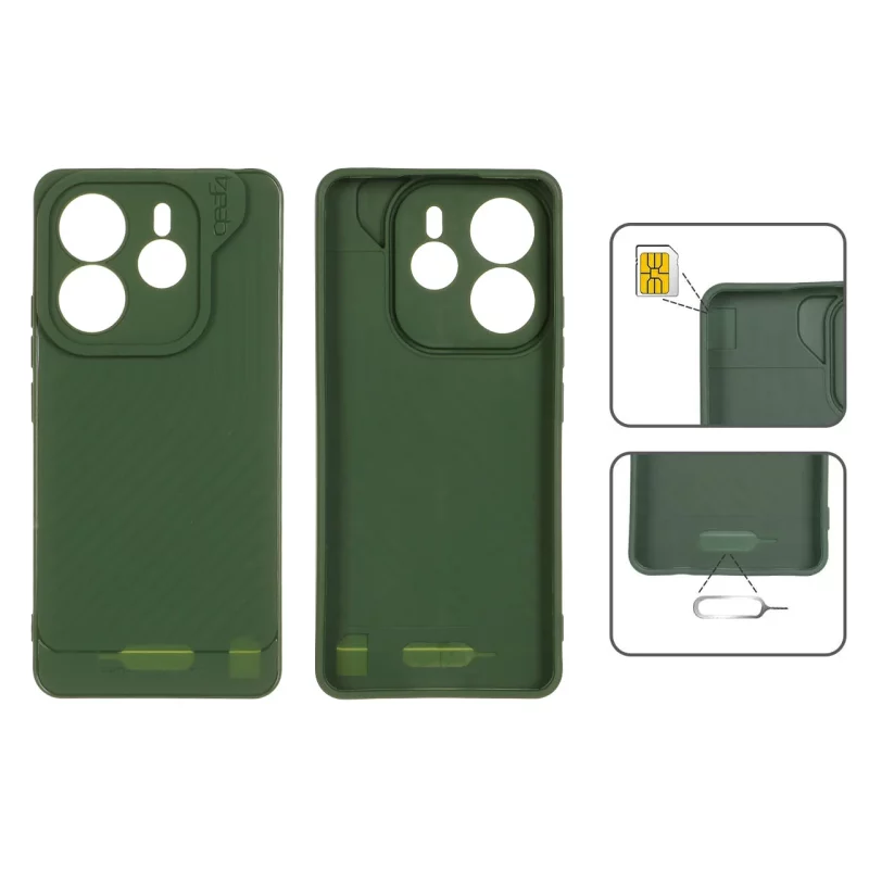 قاب Gear4 کبریتی Xiaomi Redmi Note 14 4G - سبز - تصویر 2