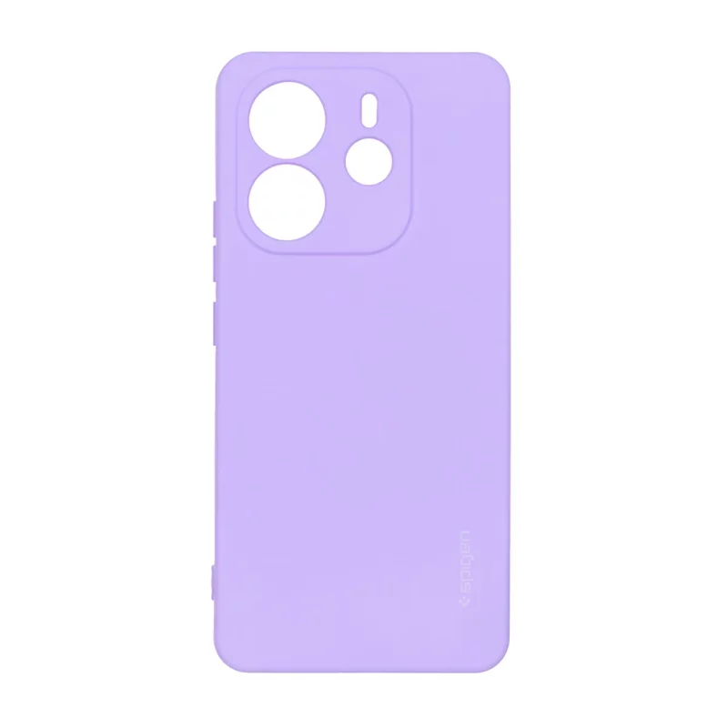 قاب سیلیکونی Spigen محافظ لنزدار Xiaomi Redmi Note 14 4G - بنفش روشن - تصویر 2