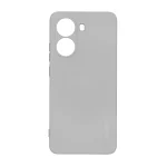 قاب سیلیکونی Spigen محافظ لنزدار Xiaomi Poco X7 Pro - طوسی